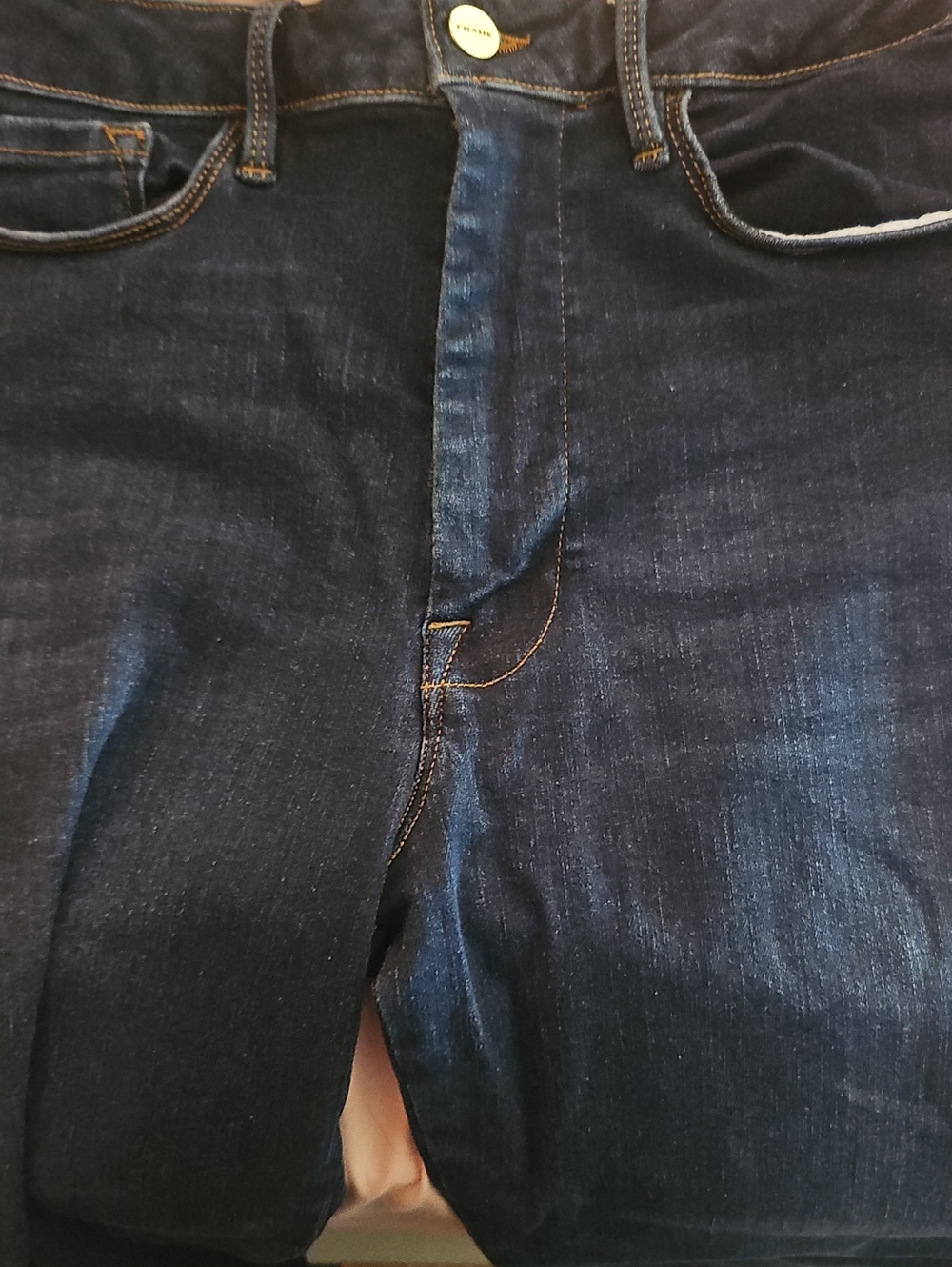 Frame Denim Women's Skinny Jeans in Dark Indigo